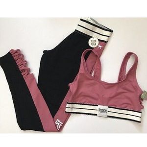 VS Pink Fashion Show Sports Bra & Leggings Set